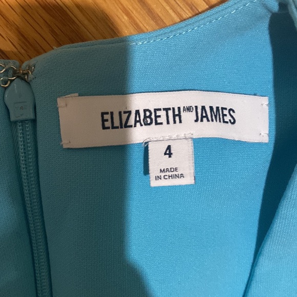 New Elizabeth and James Rosa Asymmetrical blue dress - Picture 4 of 10